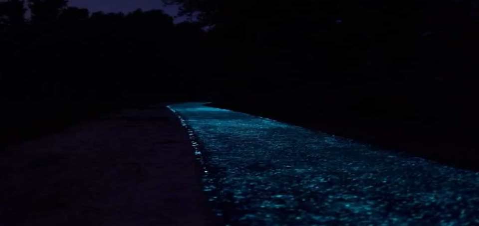 Beton fosforescent Poiana Lacului